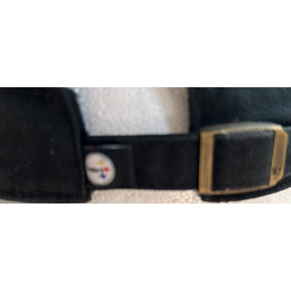 Pittsburgh Steelers Hat Cap Black '47 Brand Adjustable Hat - Picture 2 of 6